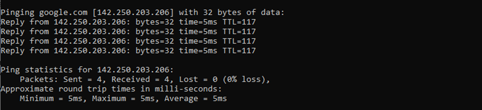 Wiersz poleceń - polecenie ping