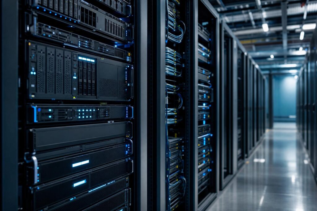 Jak wybrać serwer dedykowany dla firmy — na co zwrócić uwagę (CPU, dyski, łącze, SLA)
