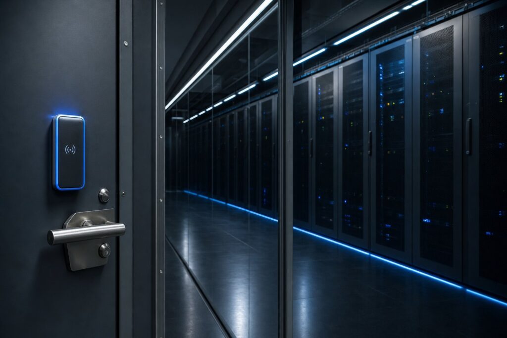 Bezpieczeństwo fizyczne data center — dlaczego serwer w kolokacji jest lepiej chroniony niż we własnej serwerowni